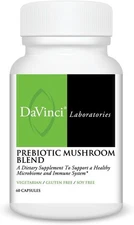 DAVINCI Labs Prebiotic Mushroom Blend Gut Brain Axis Support Reishi Maitake