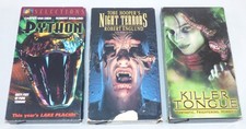 (3) Robert England Horror VHS Lot - Night Ter...