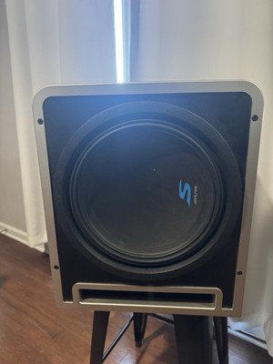 Alpine SWR-1241D 12'' Subwoofer - SUB IS BLOWN SO IT WOULD BE USED FOR PARTS