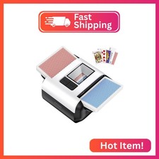 KPAW Automatic Card Shuffler for 1-2 Decks with Dual Modes