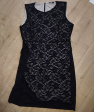 Anina Etuikleid Damen Gr. 38 schwarz/beige Sp...