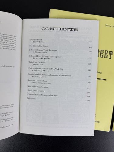 The Baker Street Journal Sherlockiana, 1989 1990 - Sherlock Holmes - Kreskin - Foto 7 di 8