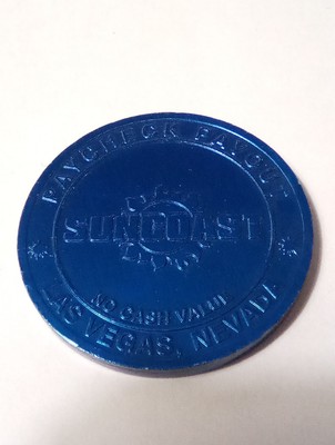 SUNCOAST CASINO LAS VEGAS, NV. LOGO $1.00 NCV TOKEN GREAT FOR ANY COLLECTION!