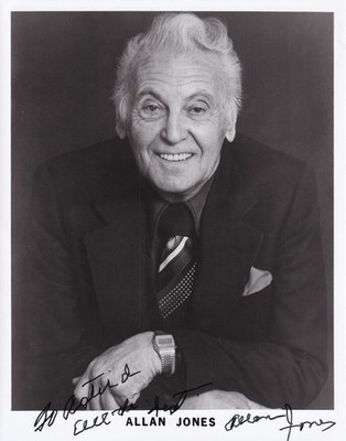 Allan Jones Original Autograph On Large Photo