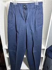 Liz Claiborne Lizwear Womens Casual Career Pants Dark Blue
