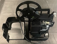 MINT 1950's BELL  HOWELL Model 256 Autoload 8mm Film Projector w/Black Case