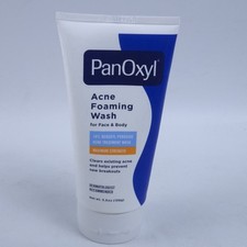 PanOxyl Acne Foaming Wash Benzoyl Peroxide 10 Maximum Strength Antimicrobial,3oz