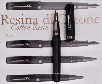 OMAS The Paragon Arte Italia Noir Guilloché Limited Edition Fountain Pen