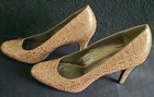 Liz Claiborne Flex Gold Lizard Design Pumps Size 11 M — photo 2