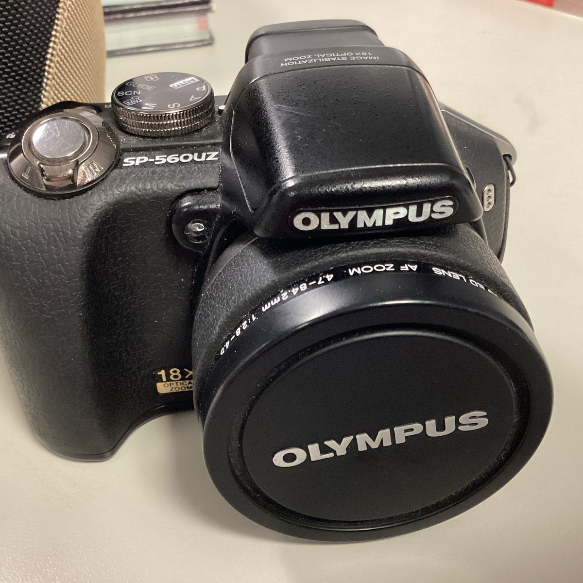 Olympus SP Series SP-560 UZ 8.0MP Digital Camera - Black for sale