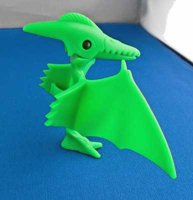 Verlorenes Tal der Dinosaurier Brettspiel - Pteranodon grüner Vogel funktionstüchtig Original