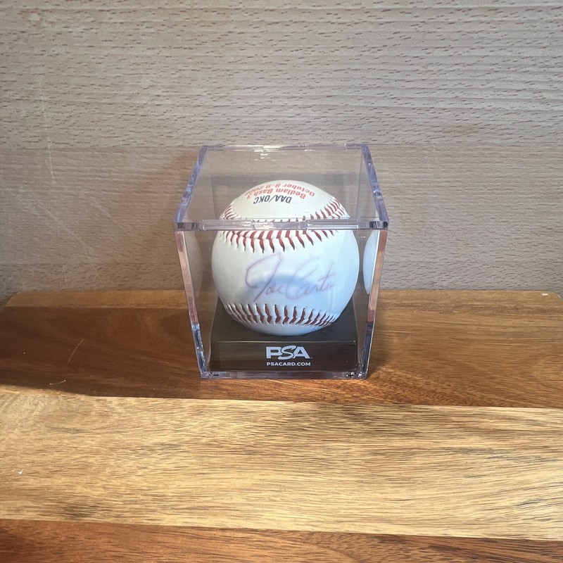 Joe Carter Blue Jays – Orioles PSA/DNA Authenticated Autographed Baseball