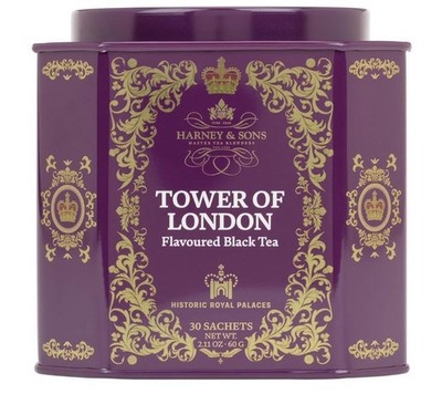 Harney & Sons Tower of London Black Tea with Stone Fruit, Bergamot and 30 sachet