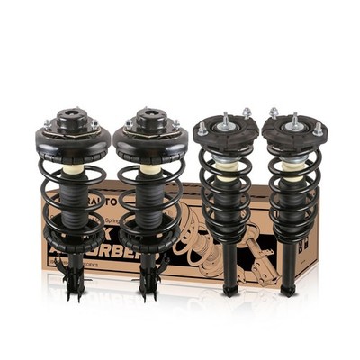Front and Rear Complete Struts Coil Springs and Shock Absorbers Assembly 1713...