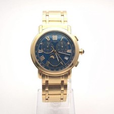 Guaranteed Givenchy Chronograph 1298386 Quartz Men's Watch Navy Dial GIVENCHY