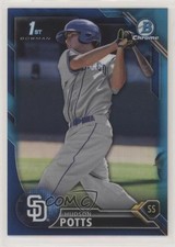 2016 Bowman Draft Chrome Picks Blue Refractor 113/150 Hudson Potts #BDC-52 7m3