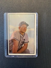1953 Bowman Allie Clark #155.   No Creases