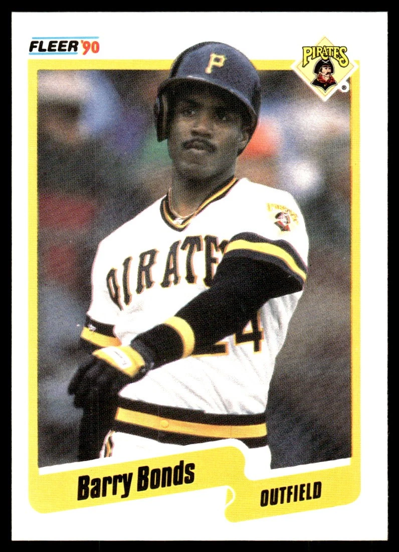 Fleer Barry Bonds 1990 Season Baseball Sports Trading Cards