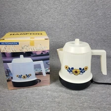 Hampton Coffee Percolator 14oz Travel Size Single Serve Plastic Auto Brewer 