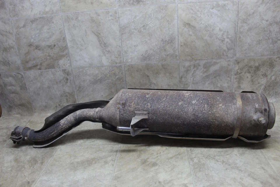 Silenciador de tubo de escape Honda Rancher 420 2007 2008 silenciador deslizable leer descripción Foto 3 de 4