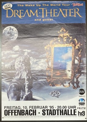 Dream Theater Original Concert Poster Offenbach Stadthalle 10.2.1995 ca.59x84cm