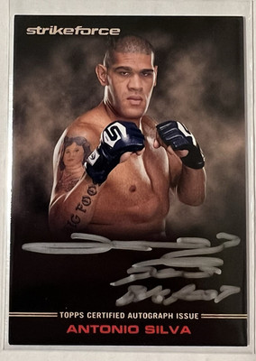 Topps 2012 UFC Knockout Full-Contact Autographs Antonio Silva #FC-AS Auto /99