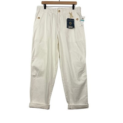Democracy Womens Curve Equality High Rise Barrel Leg Utility Pants 16 Cuffed