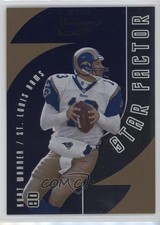 2001 Quantum Leaf Star Factor 1039/2000 Kurt Warner #SF-27 HOF 04at