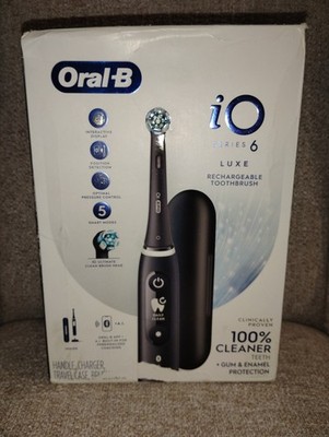 Oral-B iO Series 6 Luxe Electric Toothbrush Black Lava