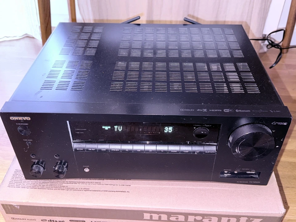 ONKYO TX-NR 656 Network 7.2 WiFi Receiver Dolby Atmos Bluetooth AccuEQ ARC HiRes