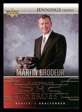 2004-05 Upper Deck Hardware Heroes #AW12 Martin Brodeur/Jennings