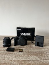 Canon EOS R50 Mirrorless Camera with RF-S 18–45mm IS STM Lens