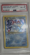 PSA 8 Feraligatr Holo Rare Neo Genesis 2000 4/111 on eBay
