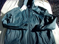 NWT Puma long sleeve jacket, men's L, gray, 60, 100 nylon, windbreaker