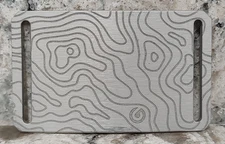 GRIP6 BELT BUCKLE - ALUMINIUM CONTOUR in GRANITE - 1.5 INCH WIDE - MAN OR WOMEN