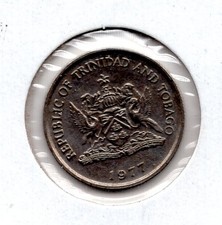 1977 Trinidad And Tobago 10 Cents (972)