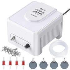 Pond Air Pump 500 GPH Outdoor Oxygen Pump for Fish Koi Ponds up to 3000 Gallo...