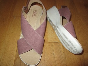dusky pink low heel shoes
