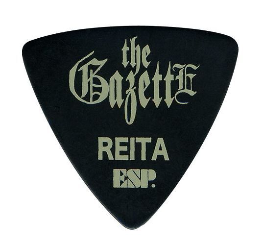 the gazette ガゼット　れいた　使用済みピック ESP the GazettE 20th ANNIVERSARY -HERESY- Limited Pick REITA
