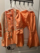 Pakistani Indian kids shalwar kameez girls size 28 5/6 Years Dupata Not Included