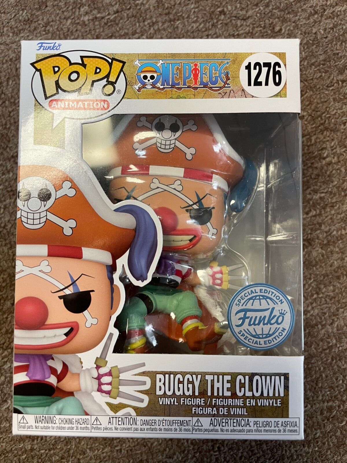 Funko Pop! One Piece - Buggy le Clown Exclusive Graal Rare