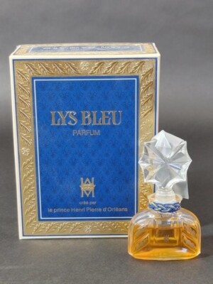 Vintage Lys Bleu Parfum Henri Pierre 1/4oz. Rare Perfume 