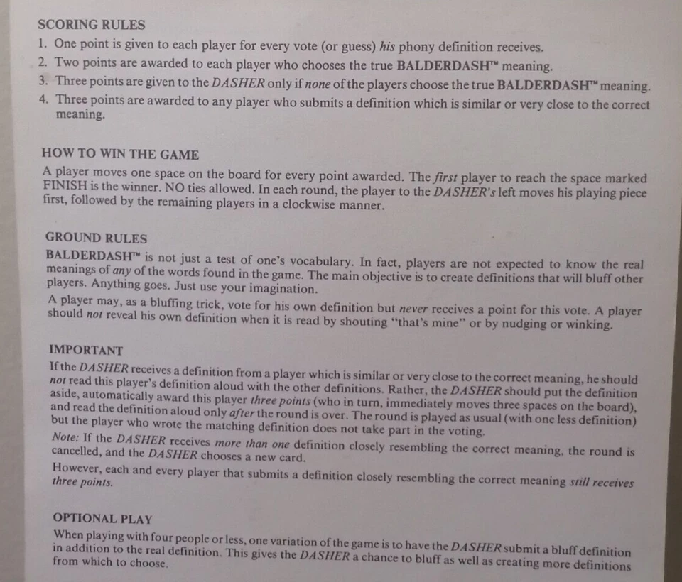 Balderdash 2ª Edición - The Hilarious Bluffing Game - Laugh, Learn & Lie Foto 4 de 4