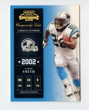 D907 LAMAR SMITH 2002 CONTENDERS CHAMPIONSHIP TICKET 141/250 #79 PANTHERS 