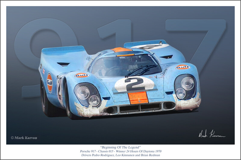 Porsche 917K Gulf 24h Daytona 1970 限定版 Porsche 917K - 1970 Daytona Winner - Gulf Livery – Amalgam