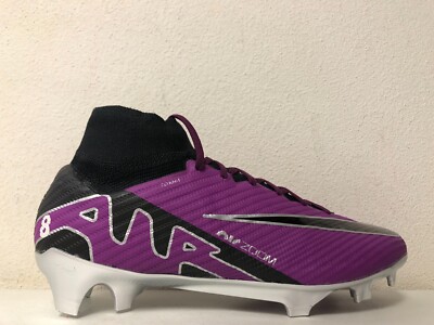 Nike By You Zoom Superfly 9 Elite FG Purple Black FN6746-900 Size 7.5M / 9W