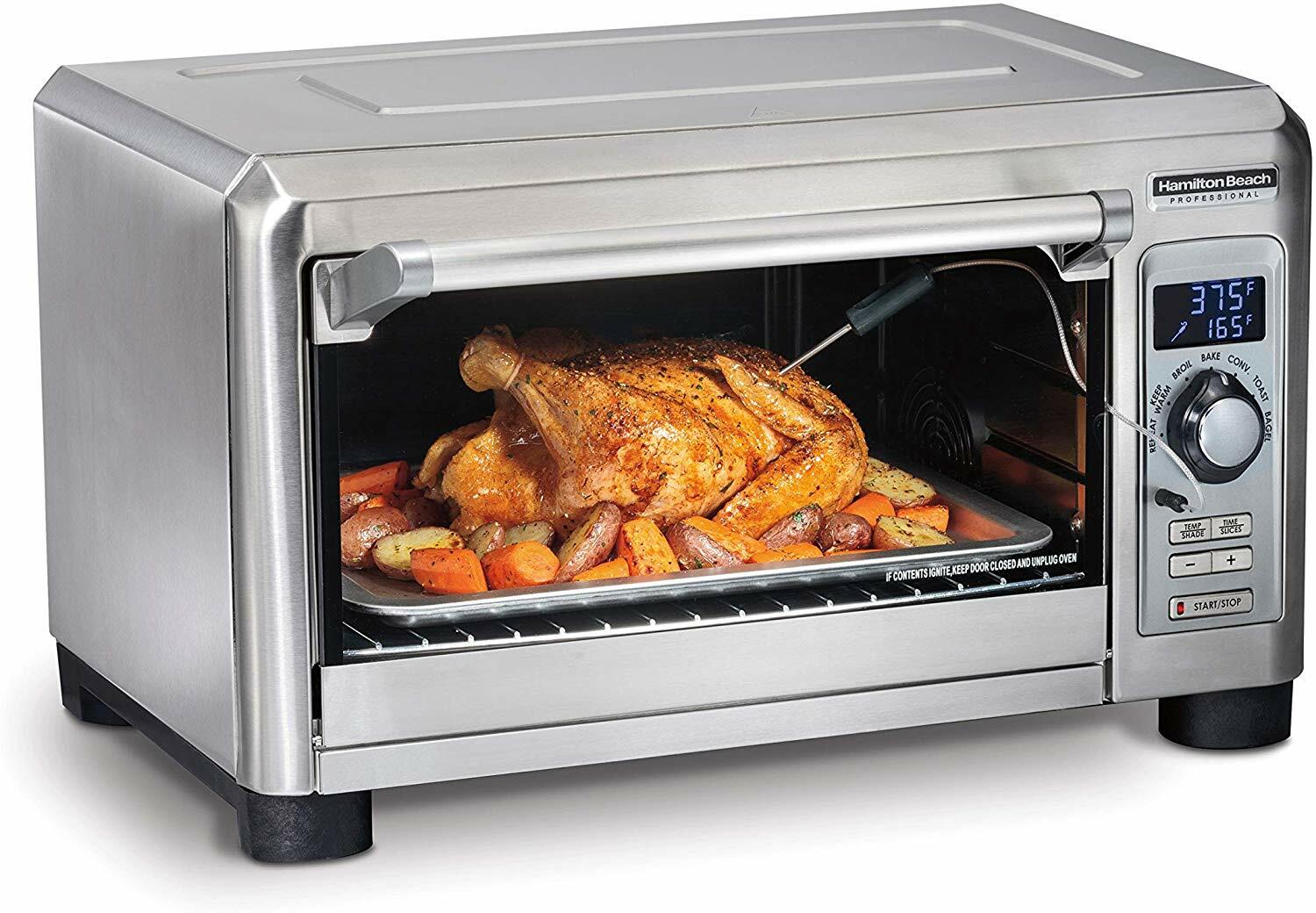 Professional Countertop Toaster Oven Digital Stainless Steel