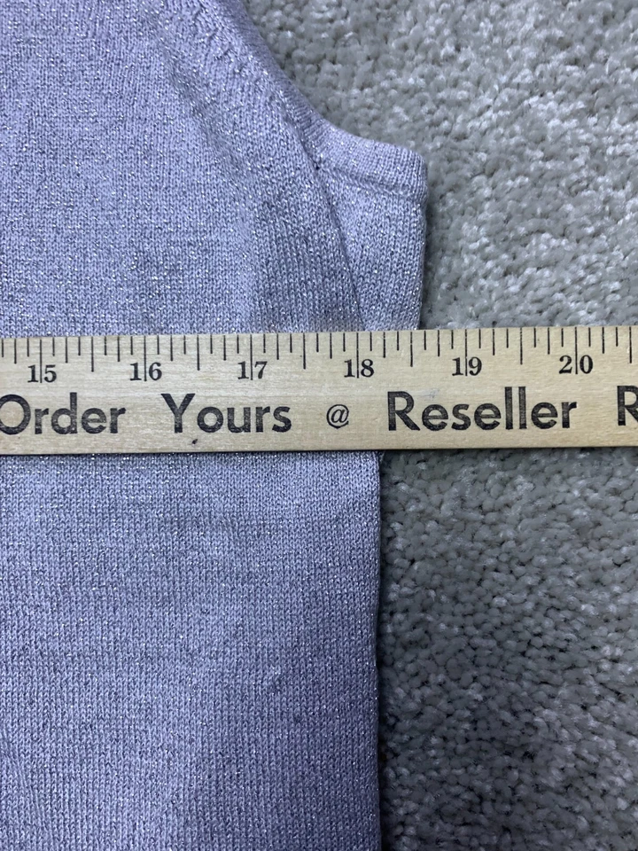 Camiseta sin mangas Chicos brillante para mujer 2 (L) capas metálicas gris vacaciones mafia esposa  Foto 4 de 4