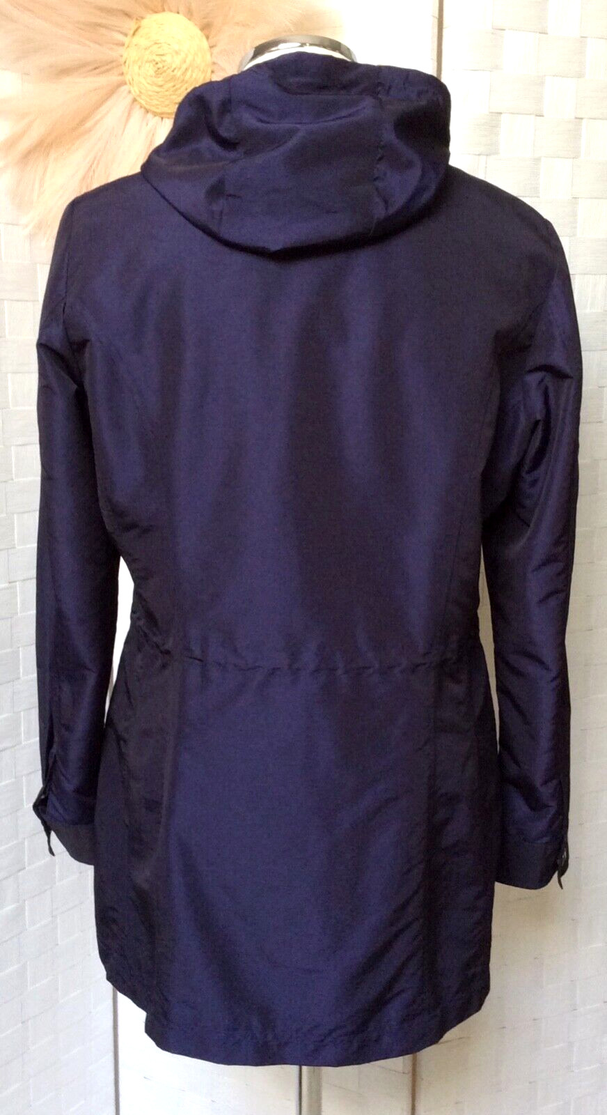 Pendleton Blue Nylon Quilted Lining Iridescent Pa… - image 10