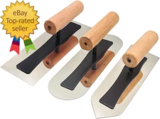 Stainless Steel Venetian Plaster Japanese Finishing Trowel Set 3 PC Art Paint